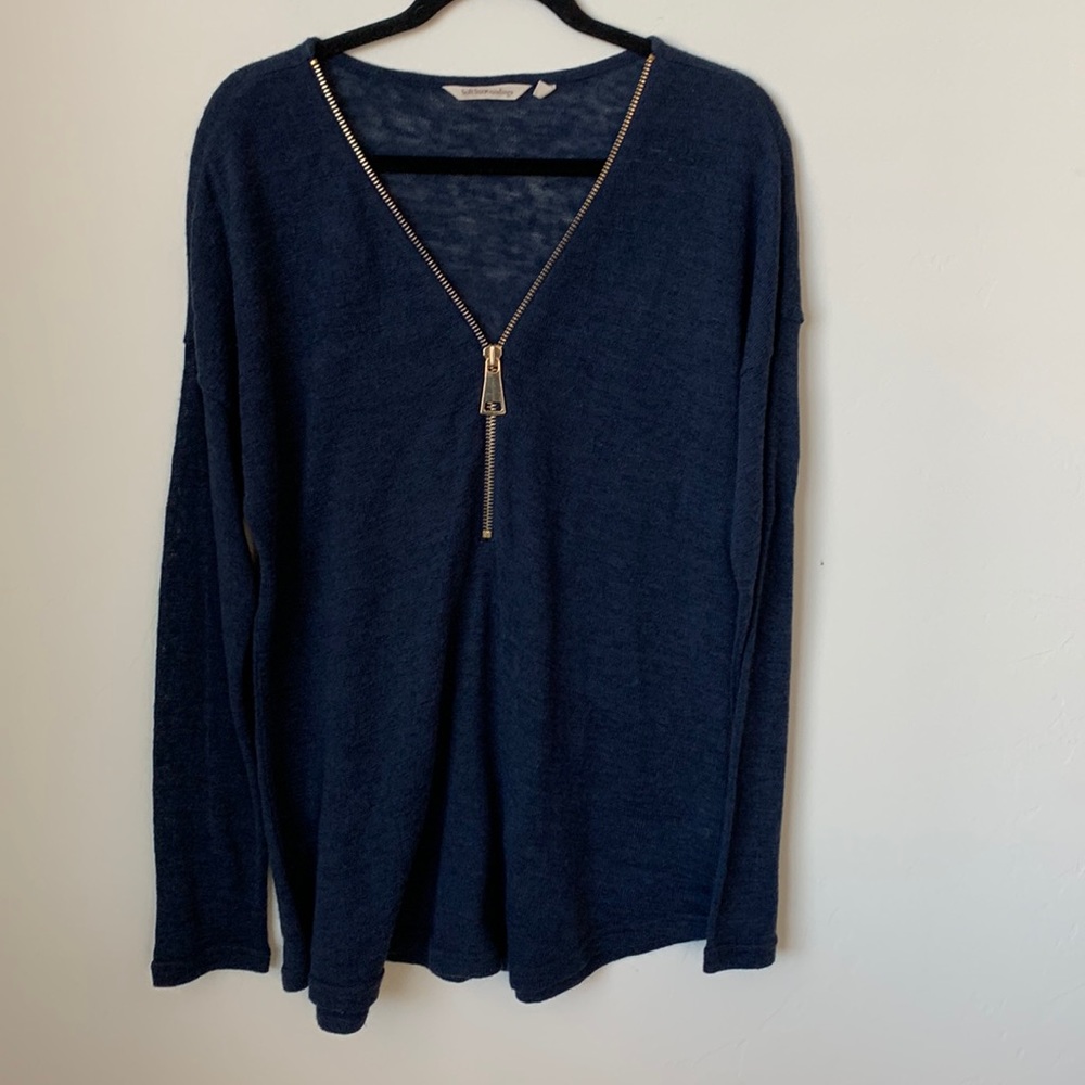 XL Soft Surroundings navy sweater